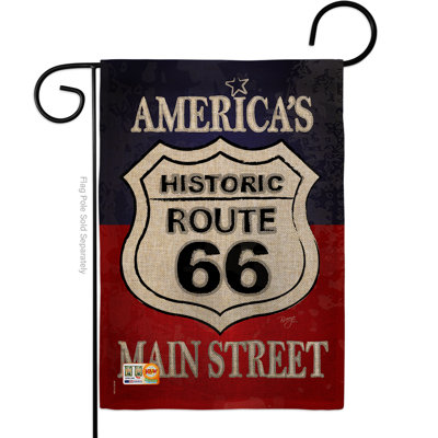 Double Sided 18.50'' H x 13'' W Polyester Garden Flag