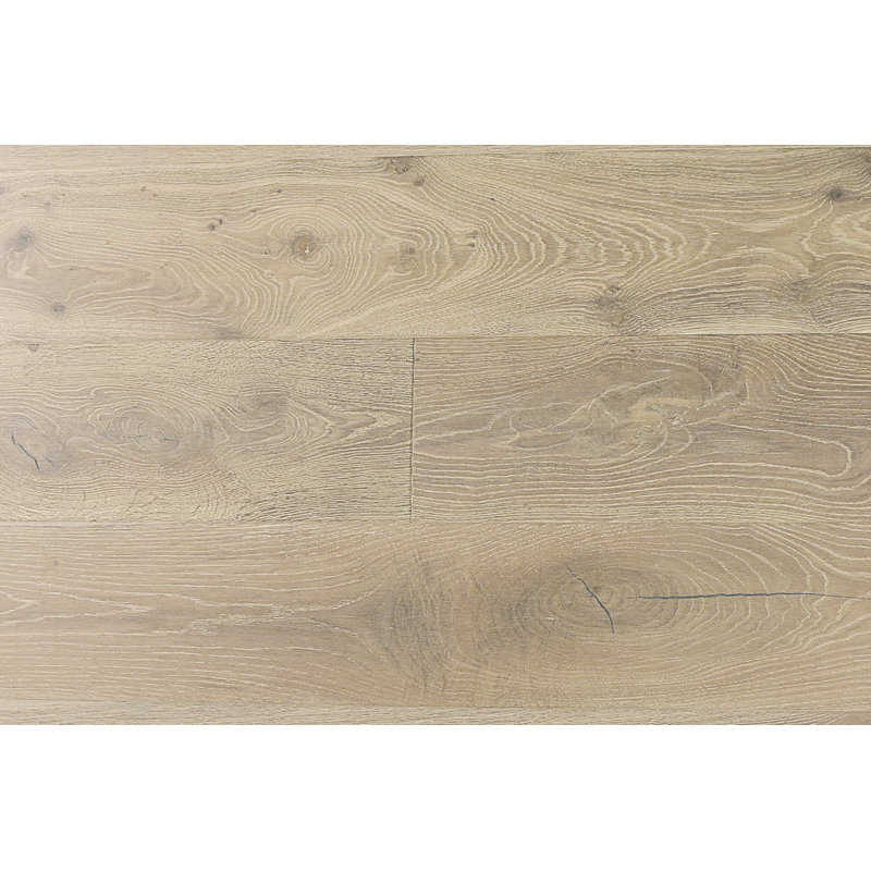 Plancher de bois franc d'ingénierie en chêne, Brun clair Melville
