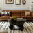 Nordic-style solid wood coffee table.