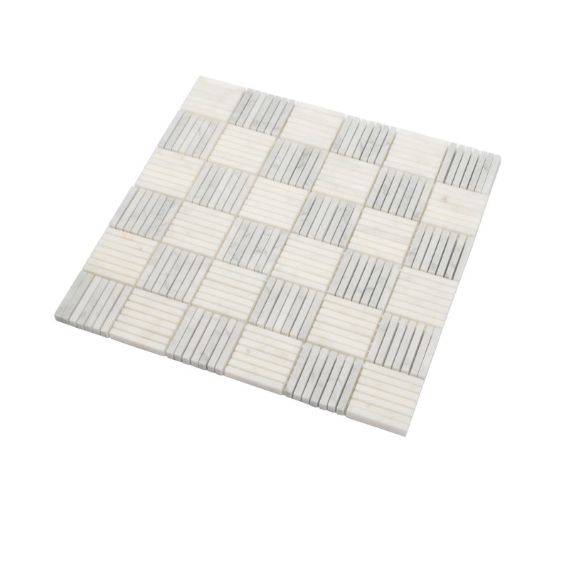 Athens Grid Polished Marble Tile