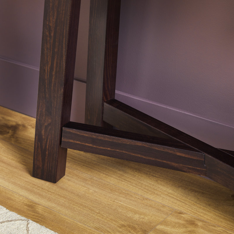 Console 40 po Modern Farmhouse, Espresso