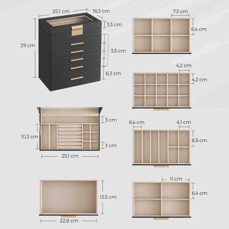 Jewellery Box +, Black