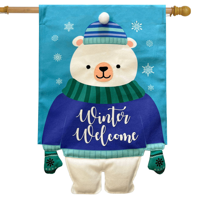 Drapeau d'hiver «Winter Welcome»