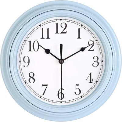 Horloge murale silencieuse 9 po