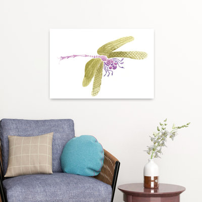 Dragon Lady Abstract Contemporary Dragonfly Art