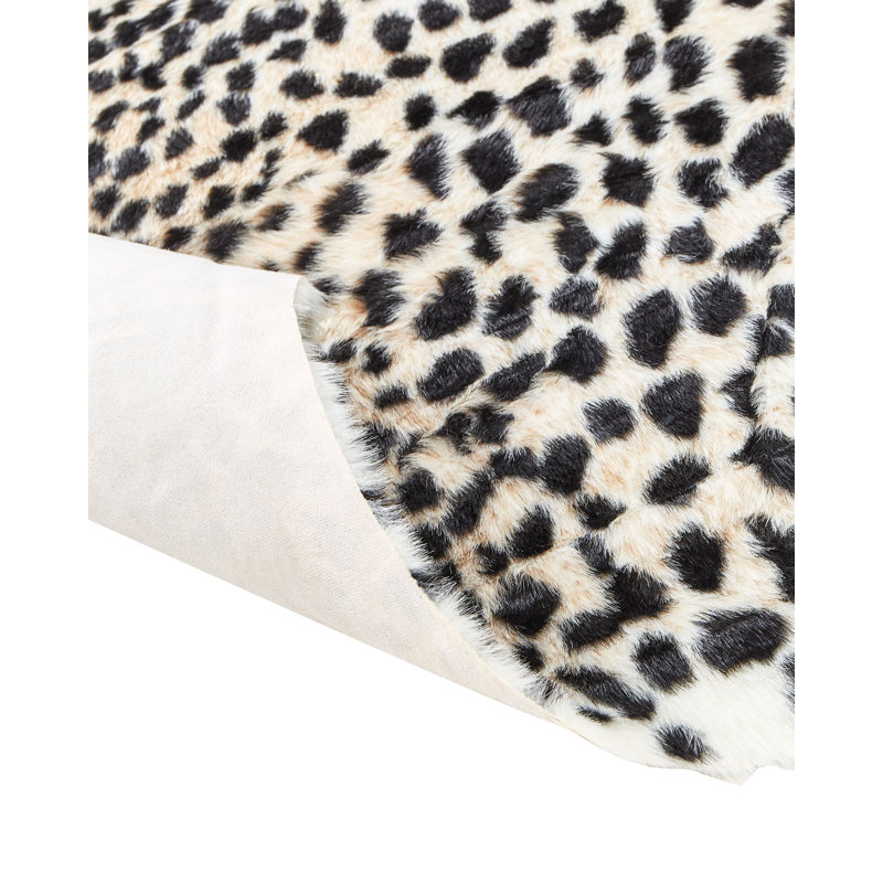 Otoe Animal Print Faux Fur Area Rug, Novelty 130 x 170cm
