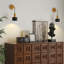 Levant 1 - Light LED Battery Powered Armed Sconce