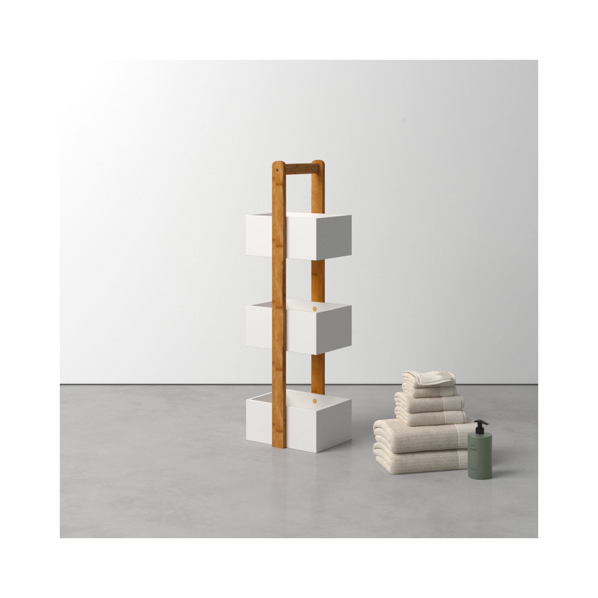 Alsen Freestanding Bathroom Shelves