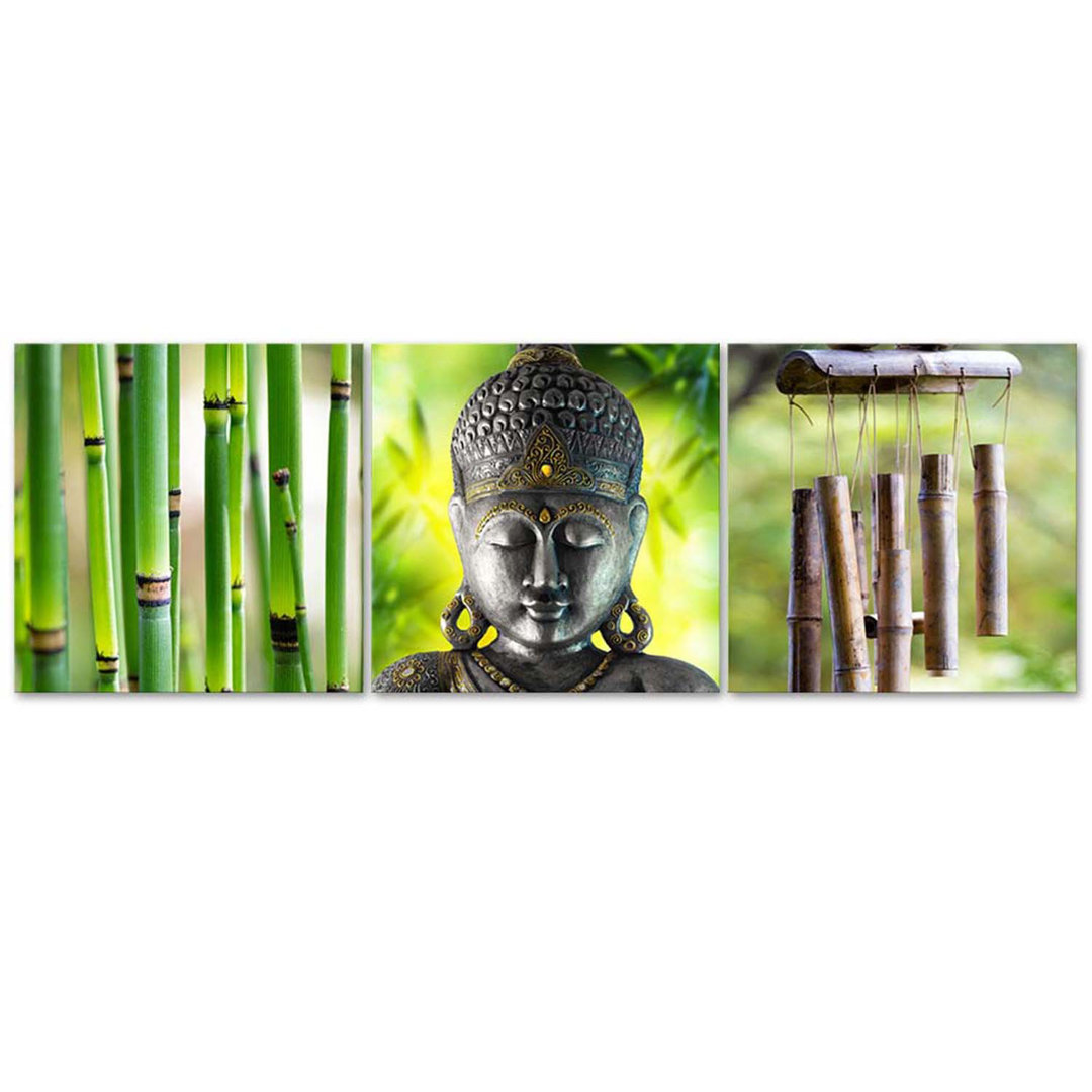 Leinwandbild Buddha Bamboo