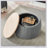 Round Storage Ottoman, 2 in 1 Function, Work as End table and Ottoman
