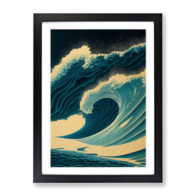 Powerful Ocean Wave - Wall Art