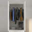 Armoire penderie avec tiroirs Chayton