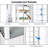 Commercial Refrigerator Display, 215L/7.6 Cu. Ft Display Refrigerator Pastry, Countertop/Floor Refrigerator, Double-Layered Glass Display Refrigerator with Wheels, Led Lights, Auto Defrost