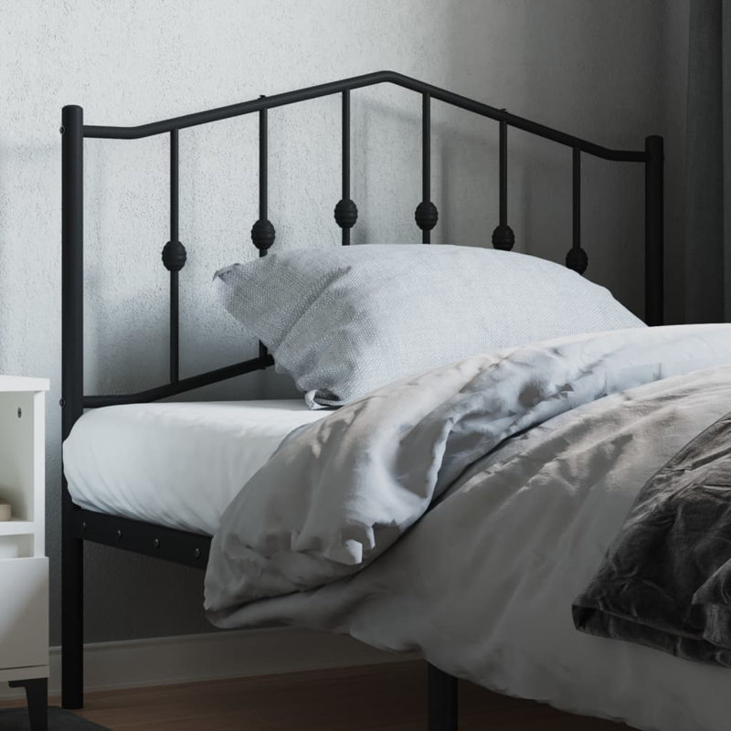 Bayhills Headboard, 98cm H x 112cm W x 4cm D, Black