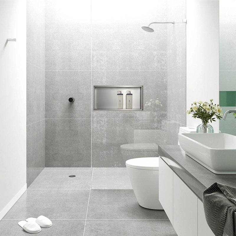 Niche de douche en acier inoxydable