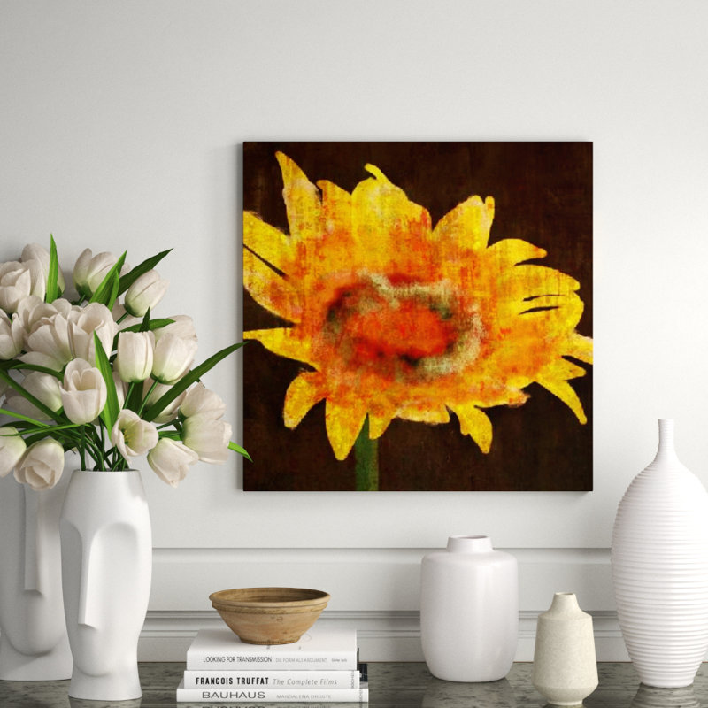 Flor Urbana I Painting by Sofia Fox, Knife Gel, 36" H x 36" W 