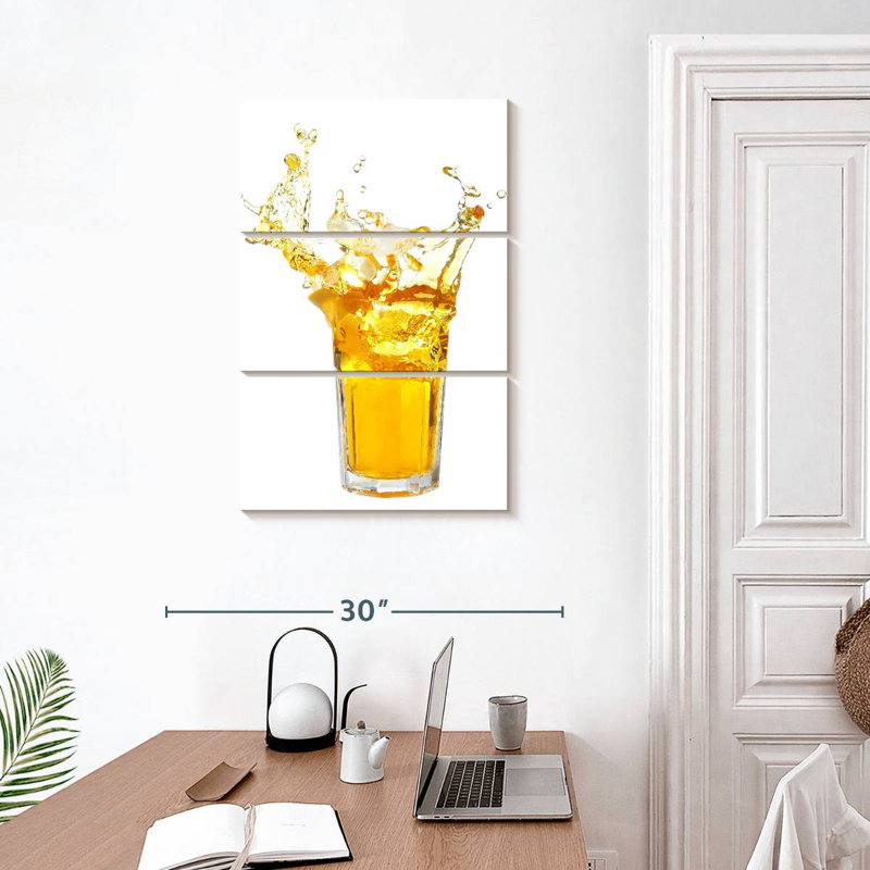 Yarlin Lemon Tea Splash, 32" H x 20" W