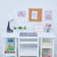 44.5cm Writing Desk Chair Set