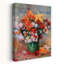 Bouquet Of Chrysanthemums, Circa 1884 Classic Colorful Traditional Chrysanthemum Spring Flower Wall Art Print by Pierre-Auguste Renoir - 1 Piece Wrapped Canvas Wall Art-1021028854