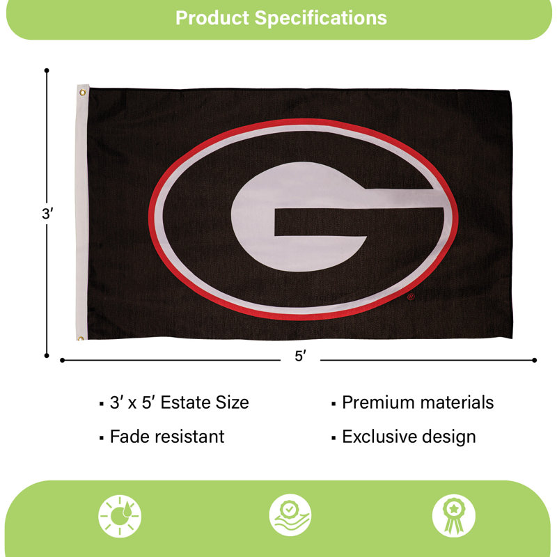 Drapeau de maison en polyester 36 x 60 po Piercen