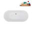 1501.1mm x 701mm Freestanding Soaking Acrylic Bathtub-1778873992