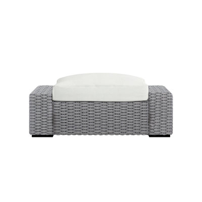 Capri Outdoor Ottoman with Cushion
