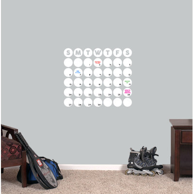 Abstract Calendar & Organizer Decal