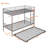 Frystown Kids Twin Over Twin Bunk Bed with Trundle-1234834648