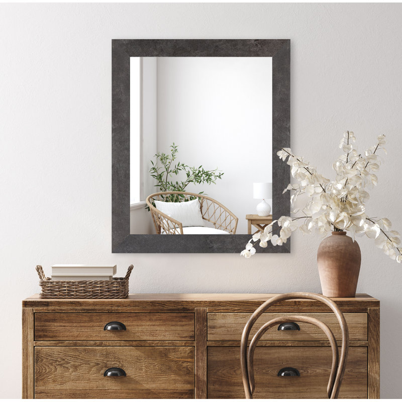 Rayne Accent Wall Mirror, Concrete