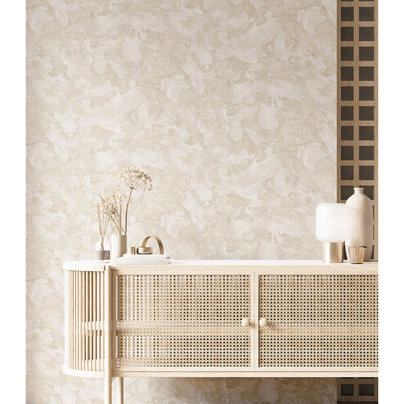 Structura 10.05m x 53cm Matte Wallpaper Roll, Beige