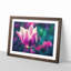 Purple Tulip Flower - Framed Print-56758331-56758336