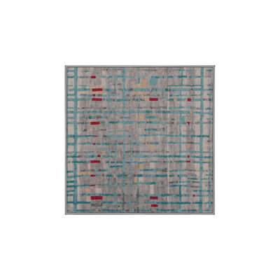 Machine Washable Gray Area Rug