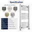 Heated Towel Rail 77cm x 50cm-1113153320