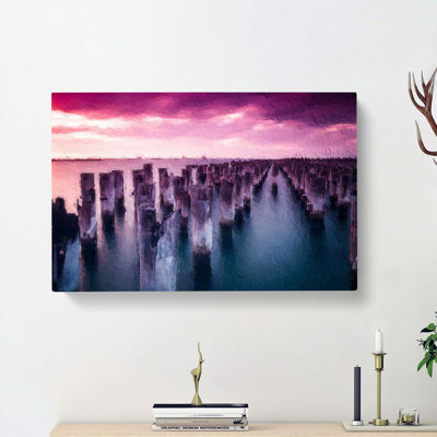 Princes Pier In Victoria Australia - Wrapped Canvas