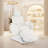 Power Facial Bed with Remote, Aesthetic Massage Bed with 3 Motors, Faux Leather