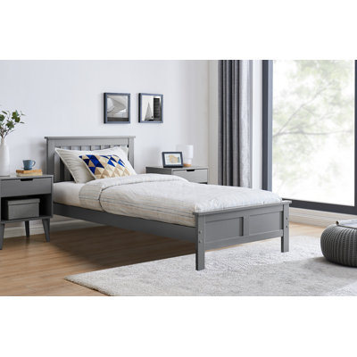 Codman Solid Wood Painted Bed Frame - Modern Farmhouse Style