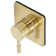 Kingston Brass Concord Single-Handle Wall Mount Three-Way Diverter Valve with Trim Kit