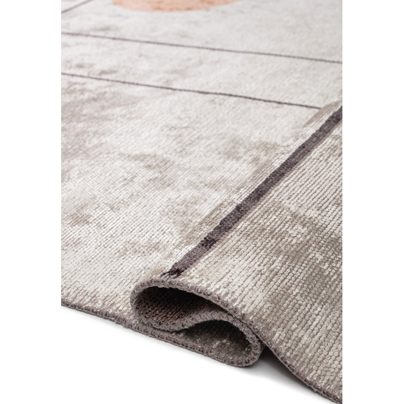 Lochbuie Geometric Hand Loom Indoor / Outdoor Area Rug, Rectangle 7'10" x 9'10"