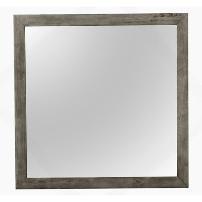 Chic Transitional Gray Wall Mirror