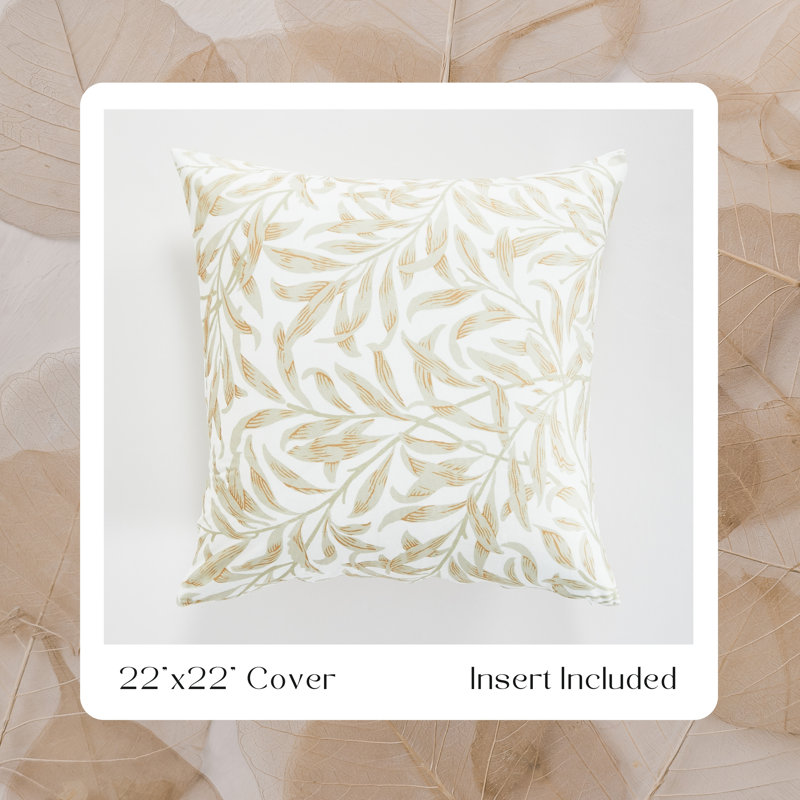 Coussin floral 22 po
