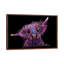 Huckleberry the Highland Cow 1 Piece Wrapped Canvas Painting-950189465-950189478