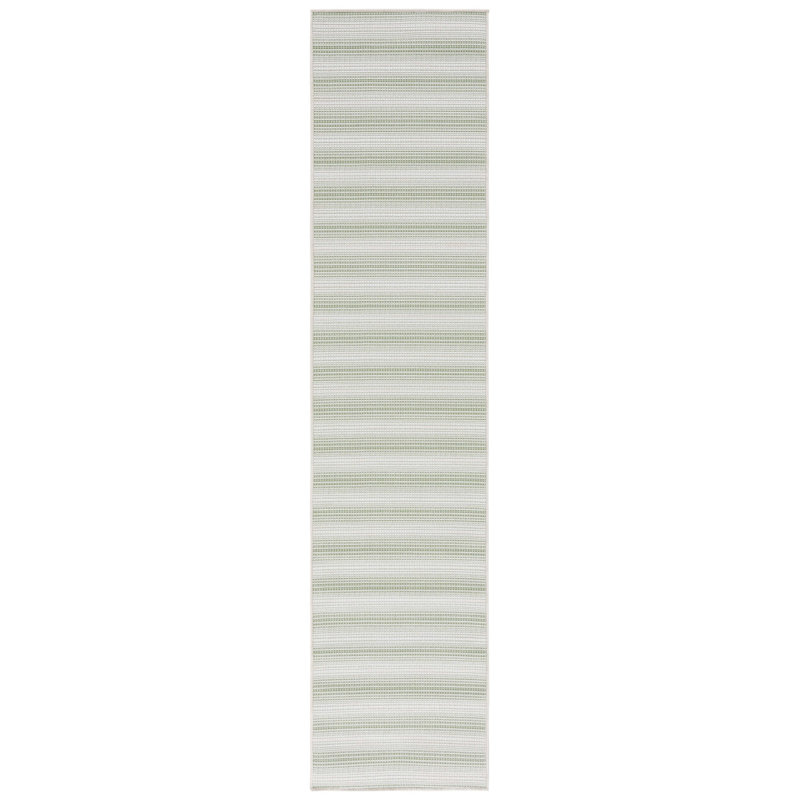 Tapis intérieur / extérieur Trigg Olive / Ivoire, Tapis de couloir 2 pi x 9 pi