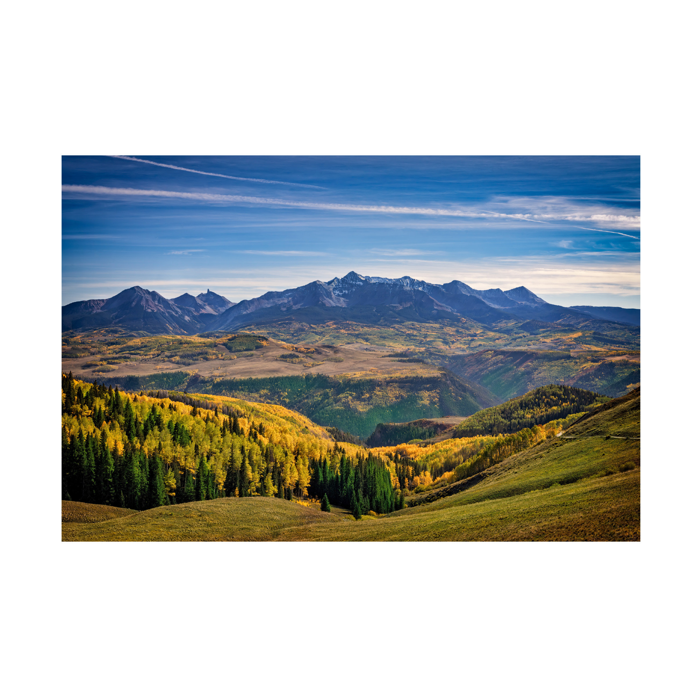 Charlton Home® Wrapped Canvas Wall Art - Rick Berk 'Wilson Mesa Autumn ...