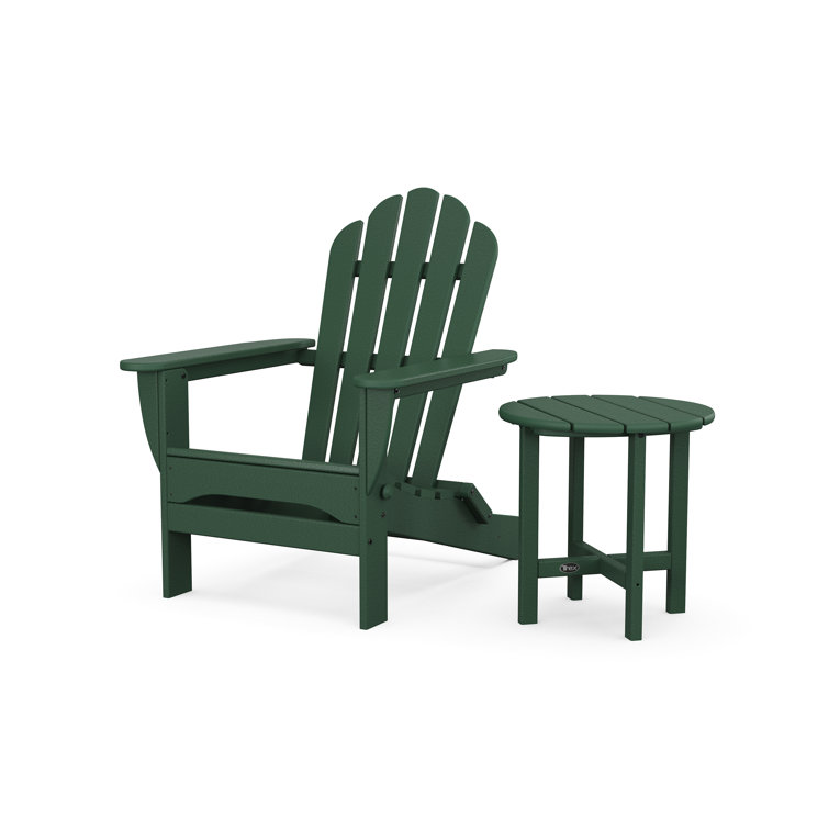 Monterey Bay Folding Adirondack Chair with Side Table