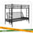 Twin Over Full Metal Bunk Bed, Multi-Function