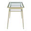 Irondale Glass Writing Desk