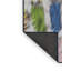 Tapis vert / mauve / bleu tissé à la machine-1244487637