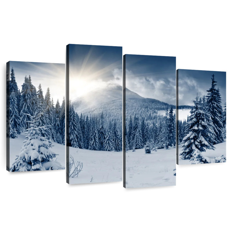 Alvord paysage hivernal, H 22 po x l 36 po