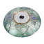  Solar LED Floral Glass Bird Bath with Stand - Blue Bird & Peach Blossom