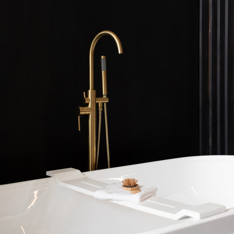 Serviteur de bain Traylor, Blanc mat